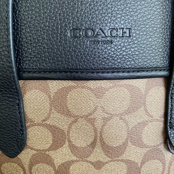 Coach NEW Leather Sullivan Unisex Portfolio Briefcase NEW - Picture 4 of 13